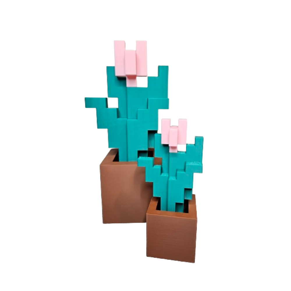 Tulips 3d Printed Inspired by Minecraft, 6 Colors!